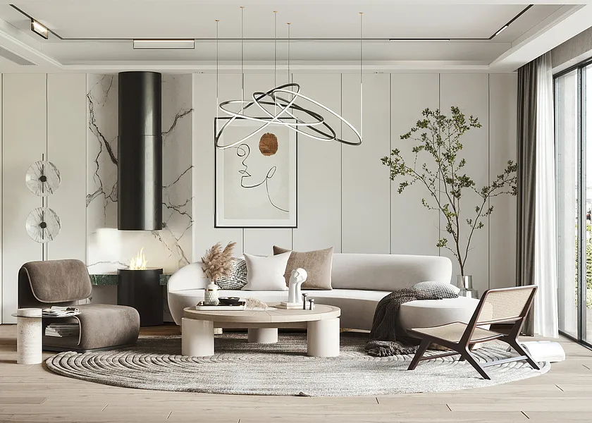 Living Room – Interior Design – Nordic Design – 035