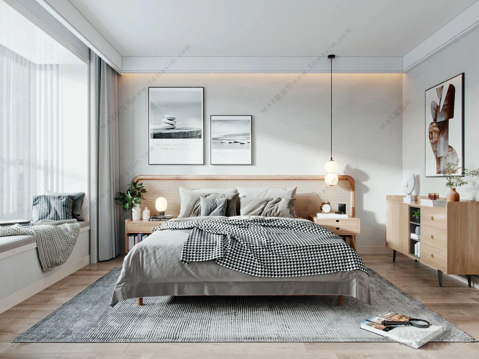 Bedroom – Interior Design – Nordic Design – 002