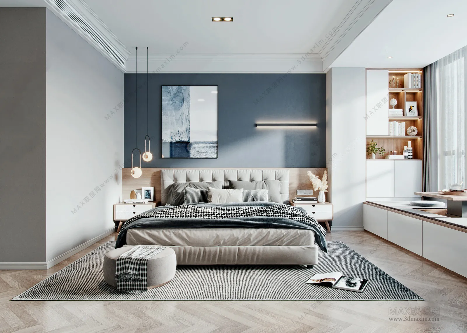 Bedroom – Interior Design – Nordic Design – 003