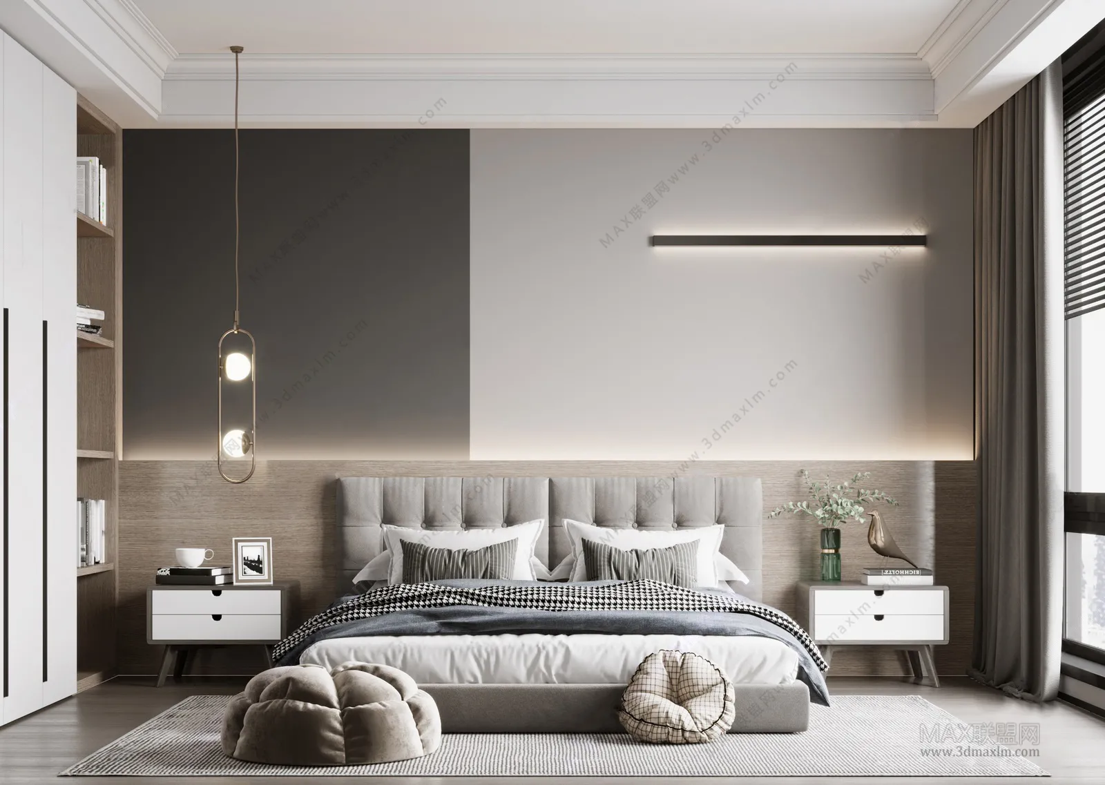 Bedroom – Interior Design – Nordic Design – 007