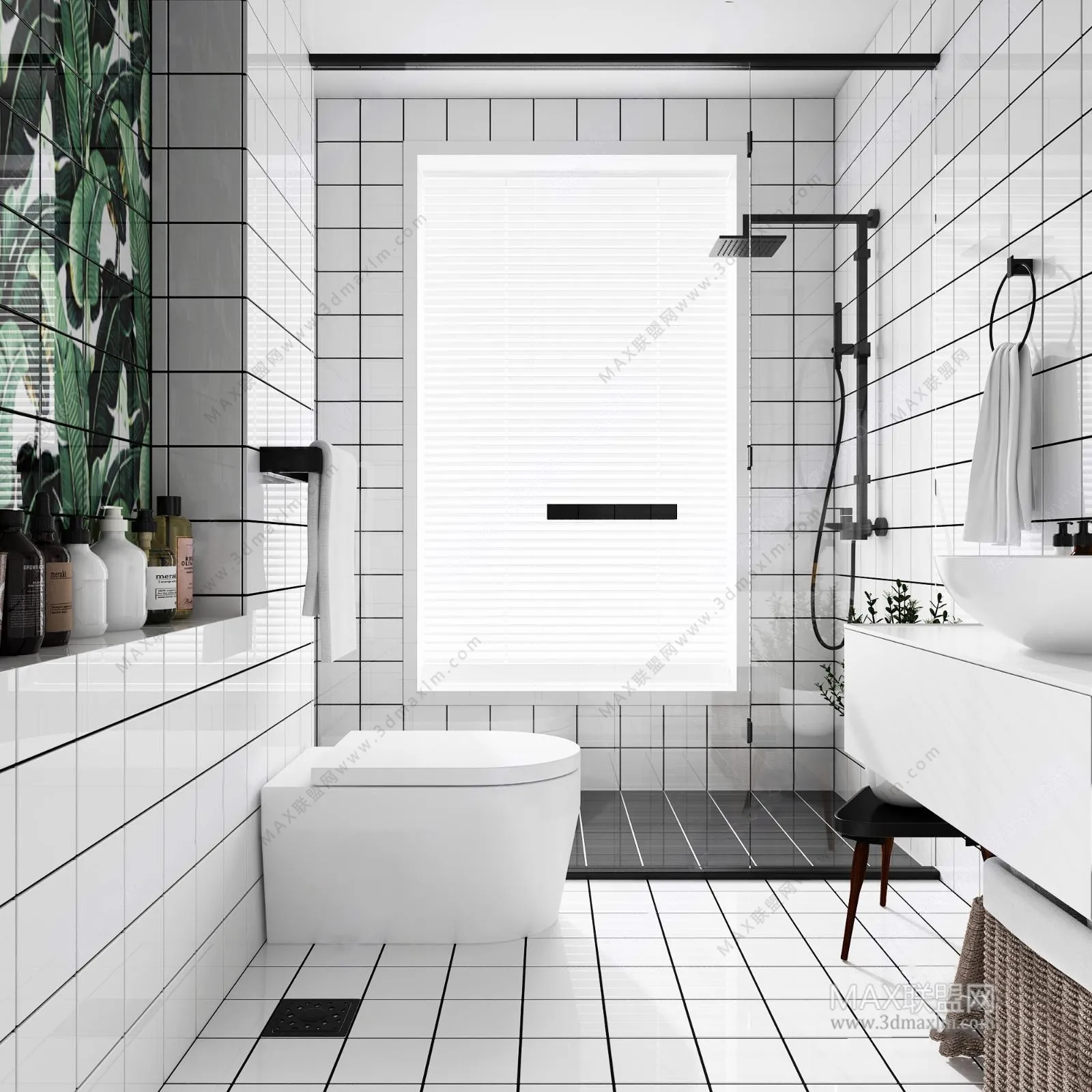 Bathroom – Interior Design – Nordic Design – 001