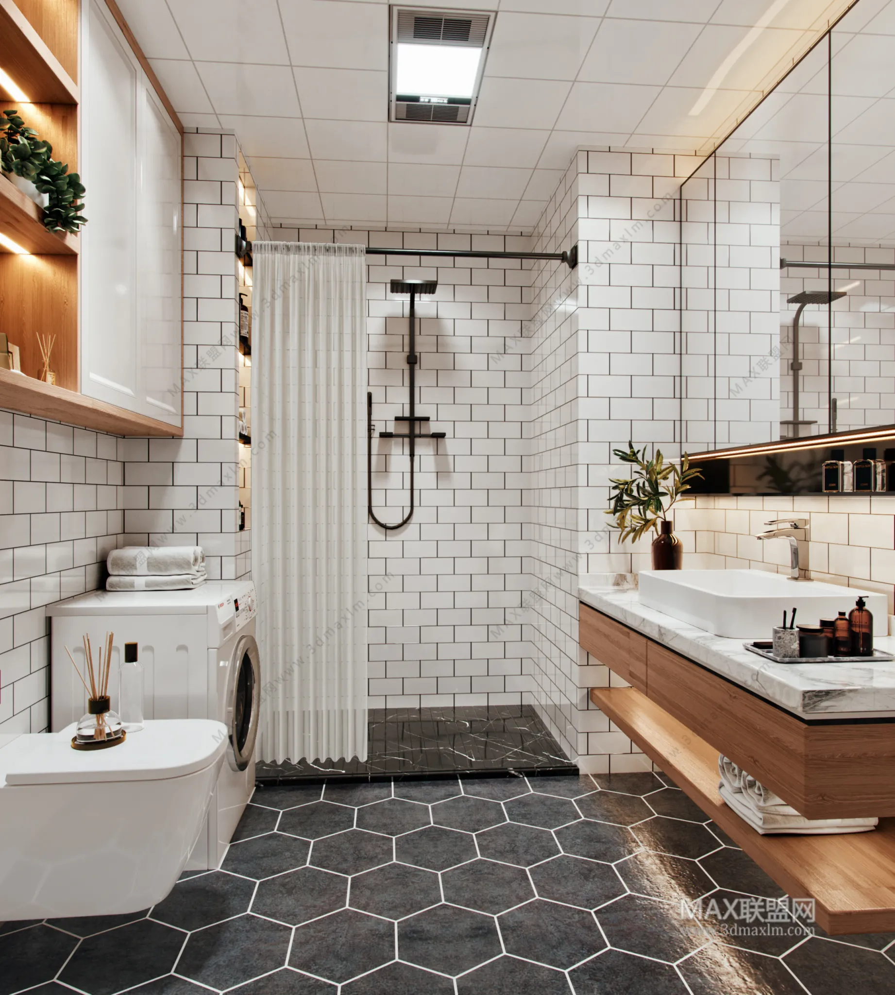 Bathroom – Interior Design – Nordic Design – 002