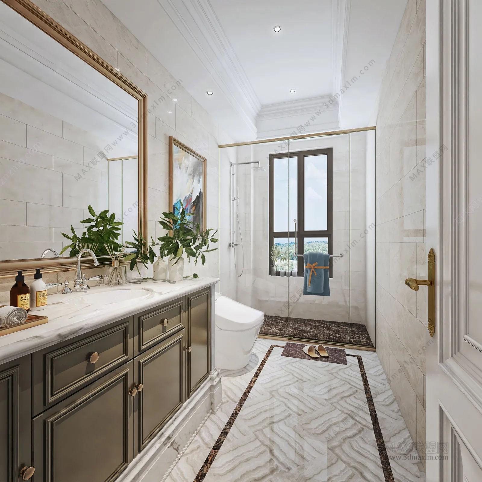 Bathroom – Interior Design – European Design – 002