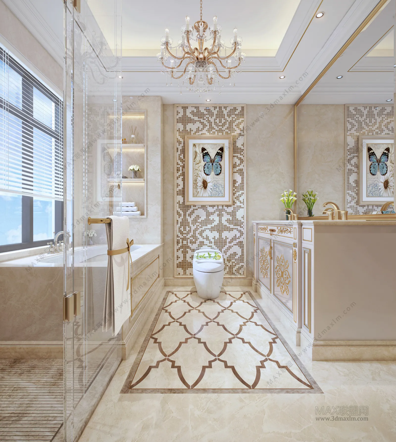 Bathroom – Interior Design – European Design – 003