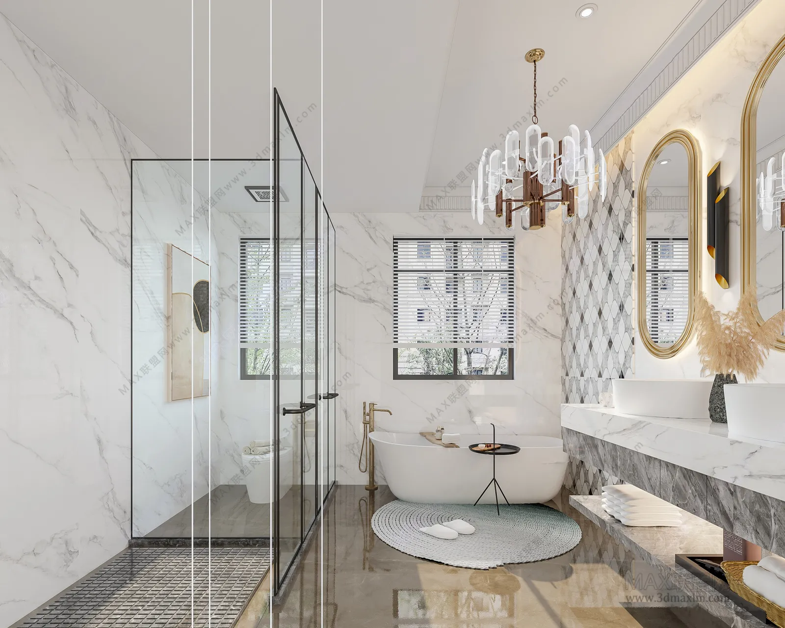 Bathroom – Interior Design – European Design – 004