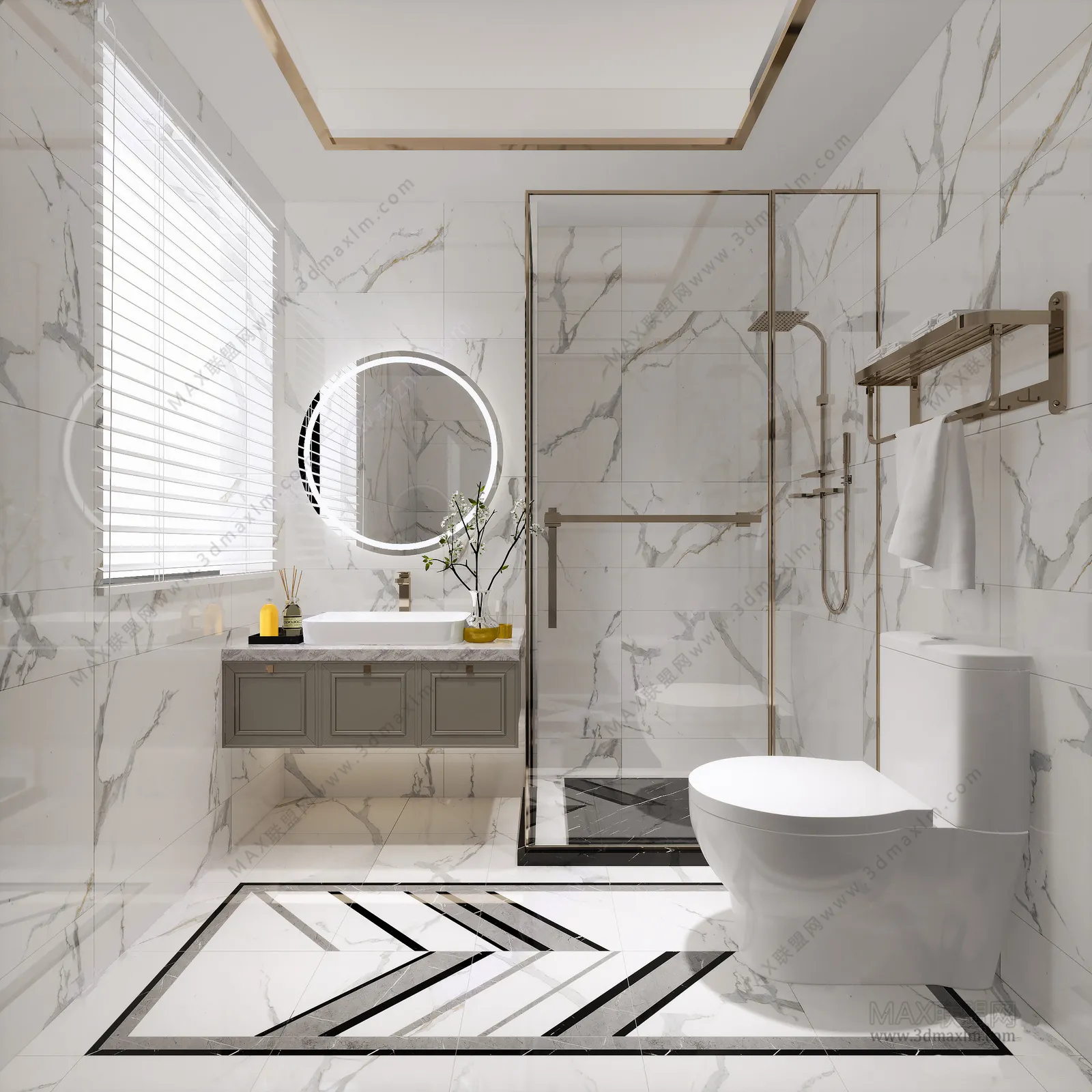 Bathroom – Interior Design – European Design – 005