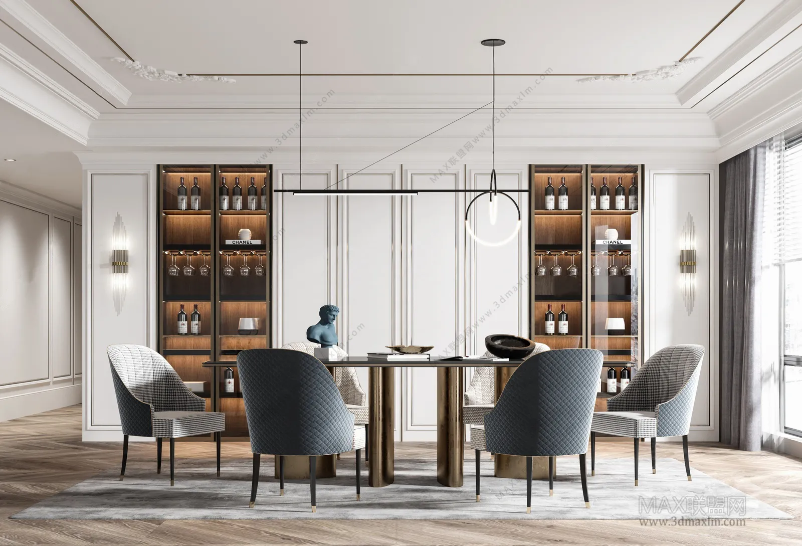 Dining room – Interior Design – European Design – 004