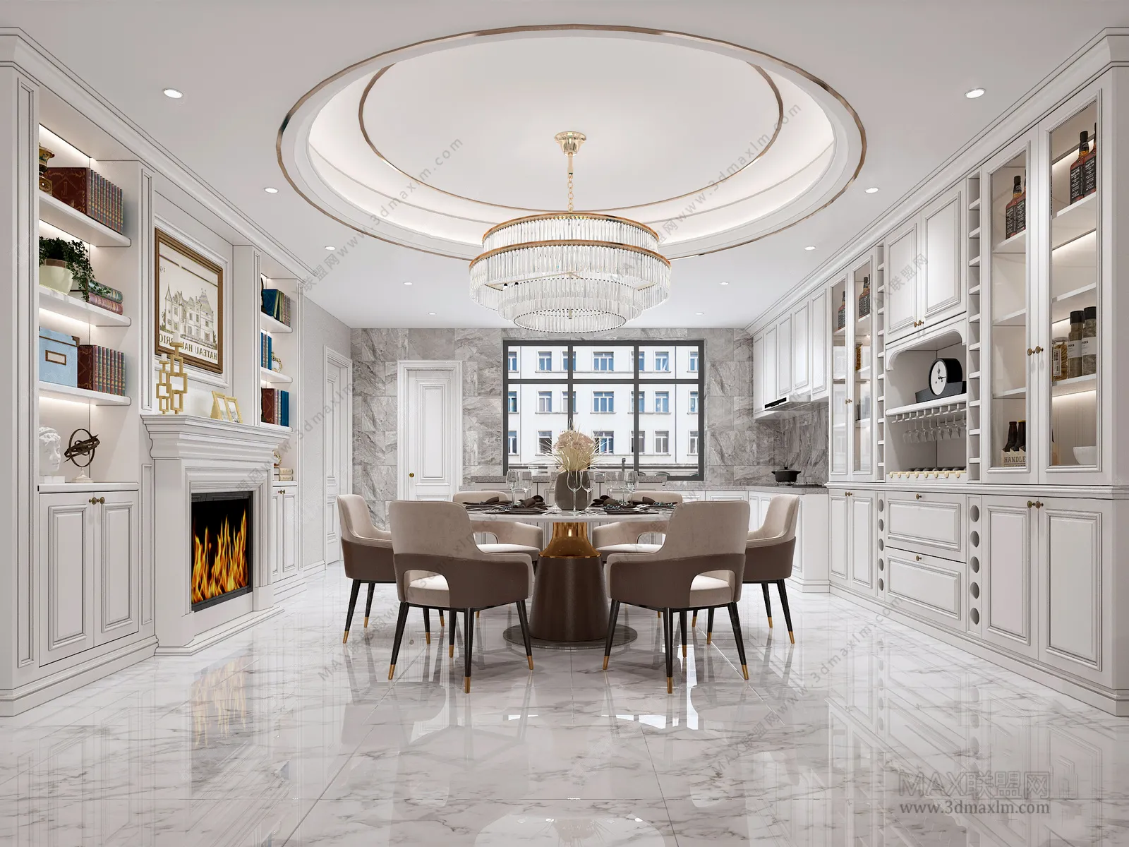 Dining room – Interior Design – European Design – 005