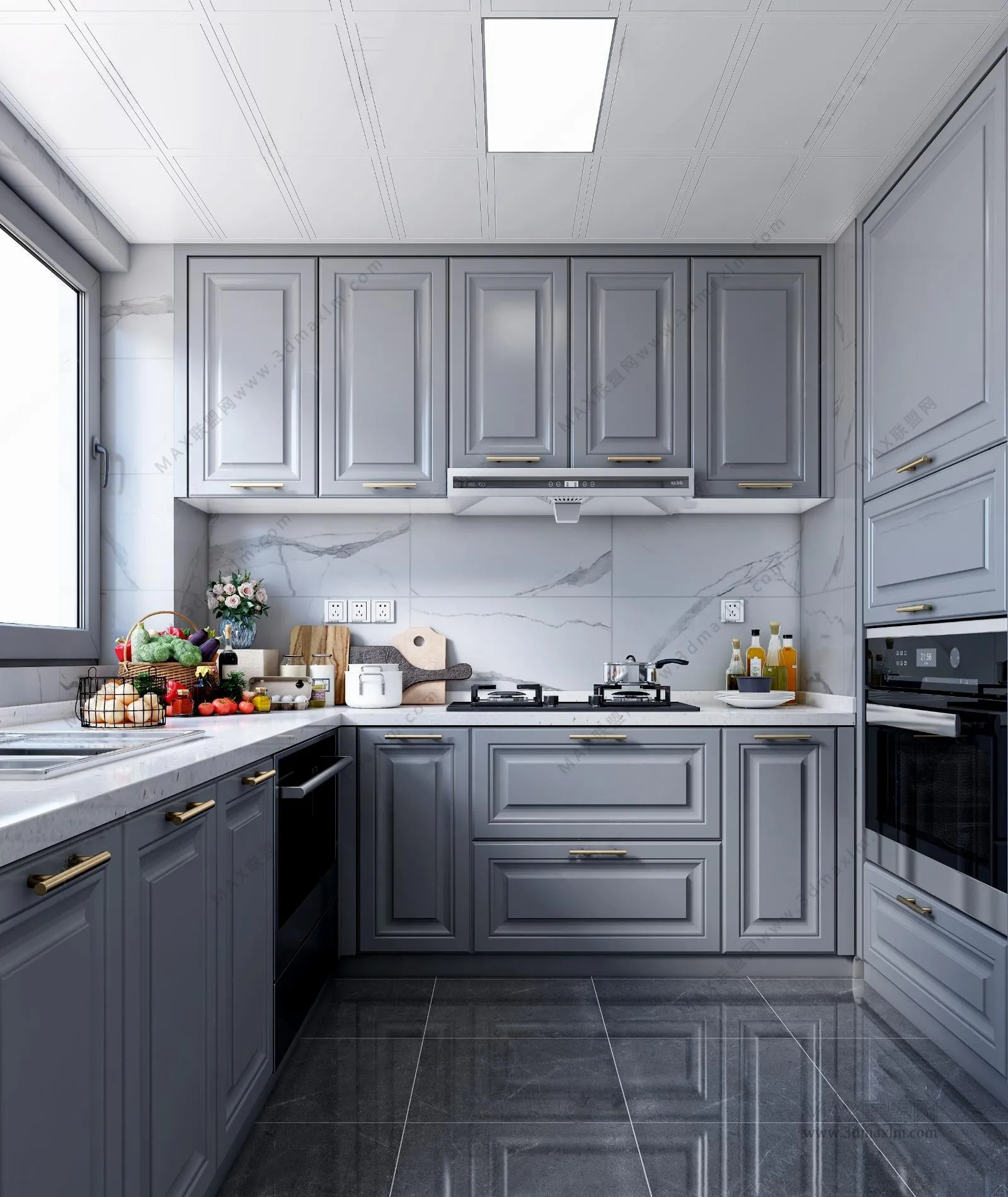 Kitchen – Interior Design – European Design – 001