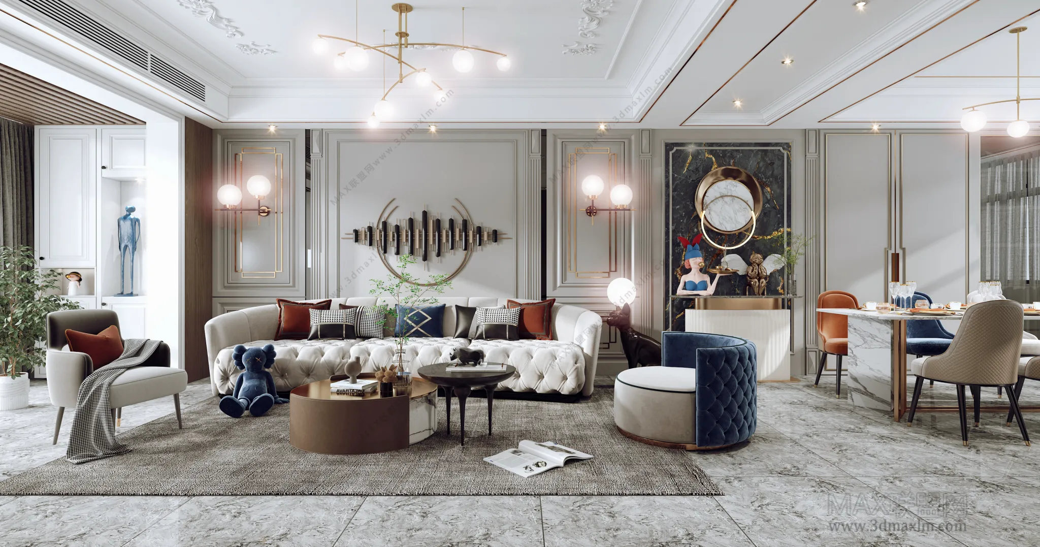 Living Room – Interior Design – European Design – 001