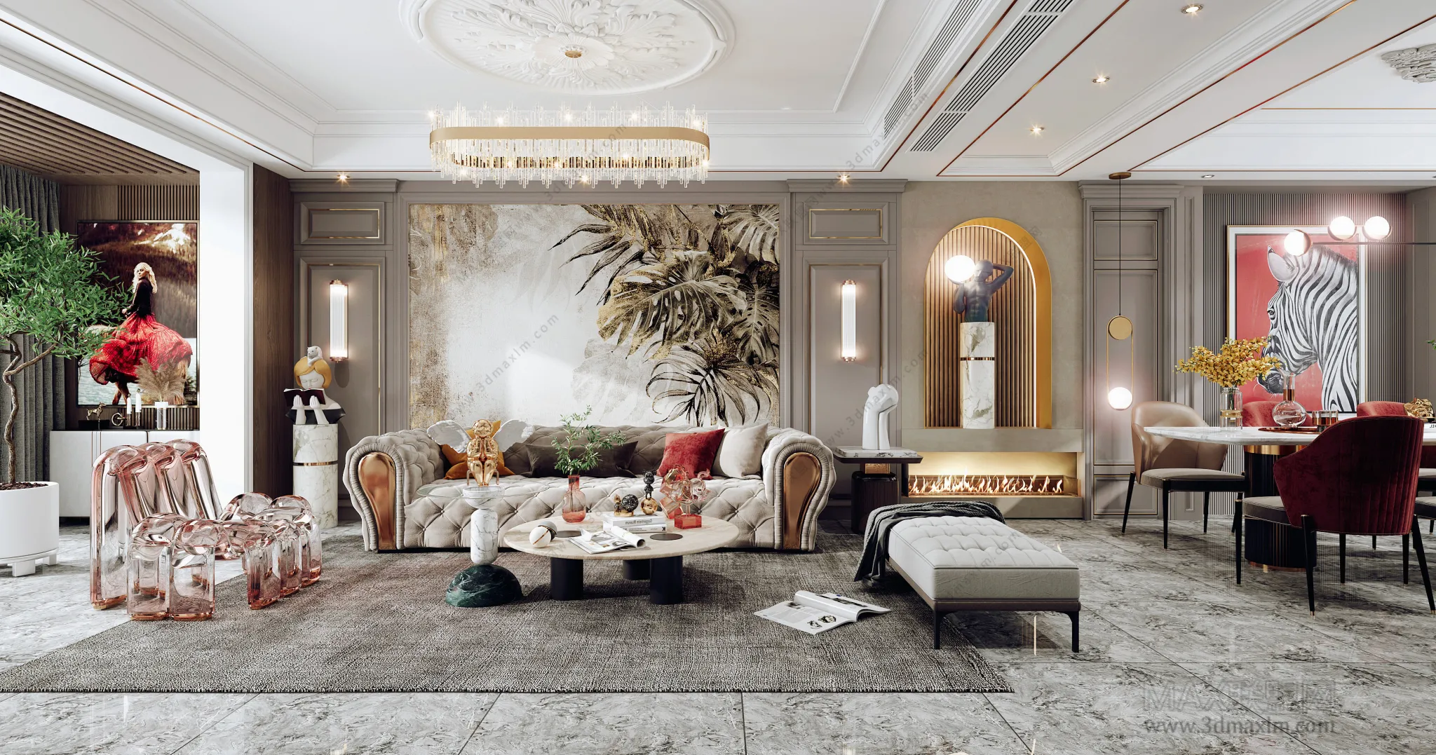 Living Room – Interior Design – European Design – 004
