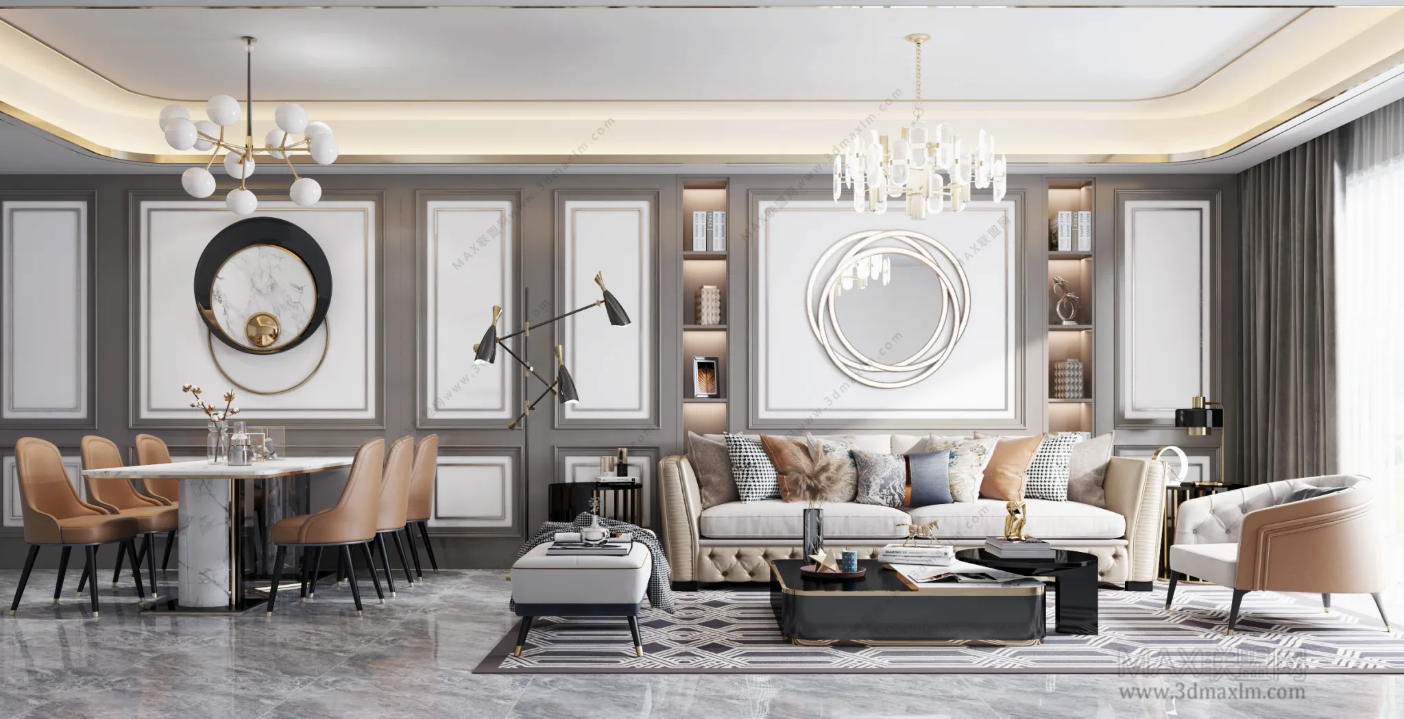 Living Room – Interior Design – European Design – 005