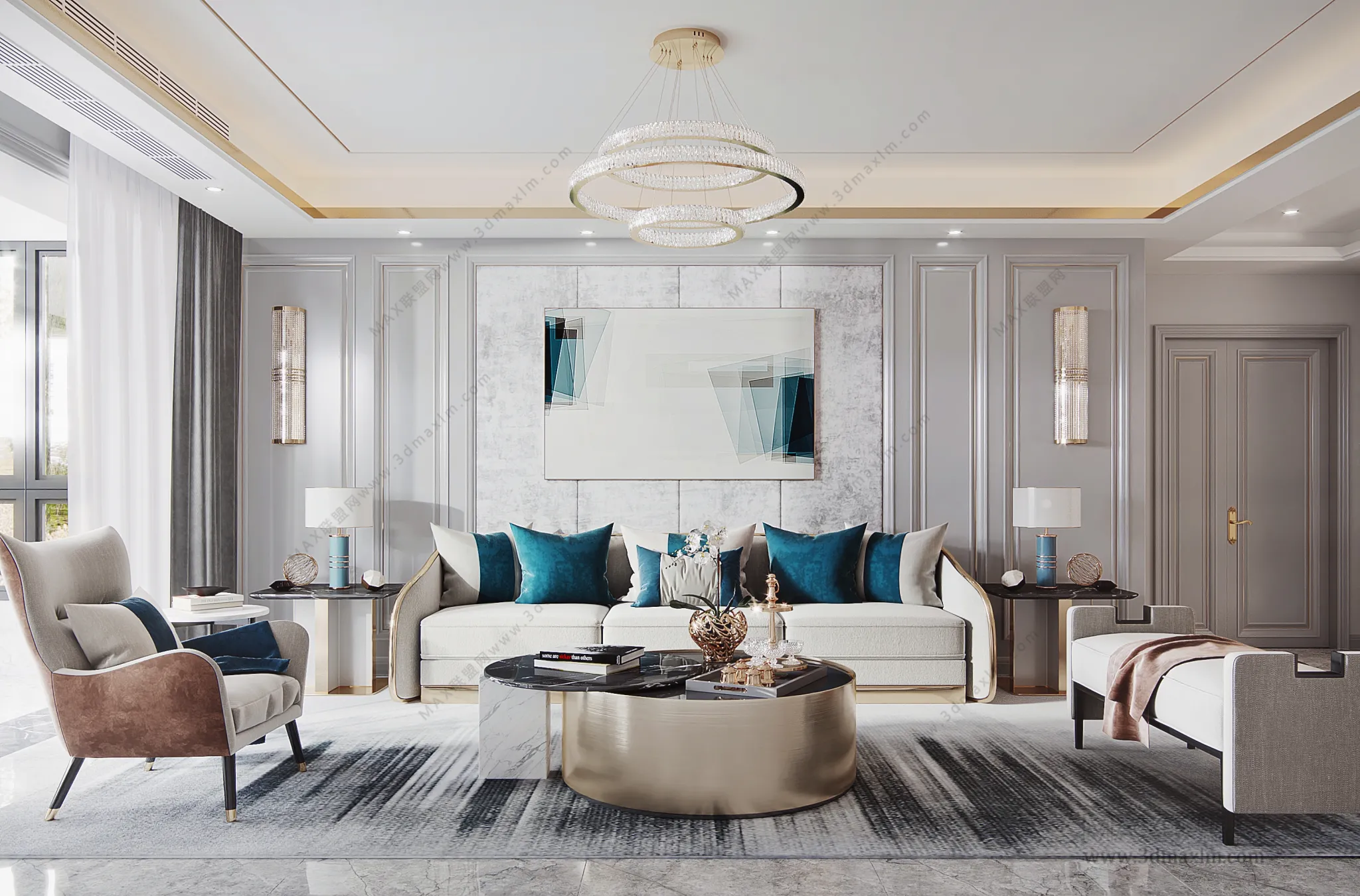 Living Room – Interior Design – European Design – 010