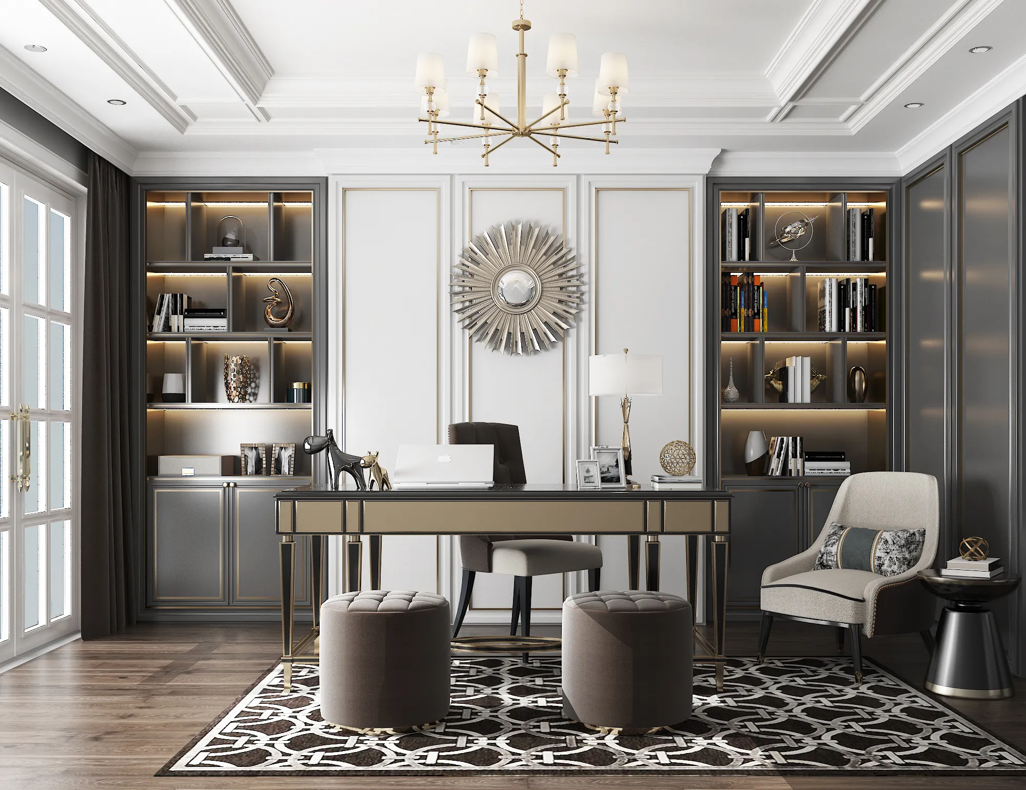 Living Room – Interior Design – European Design – 012