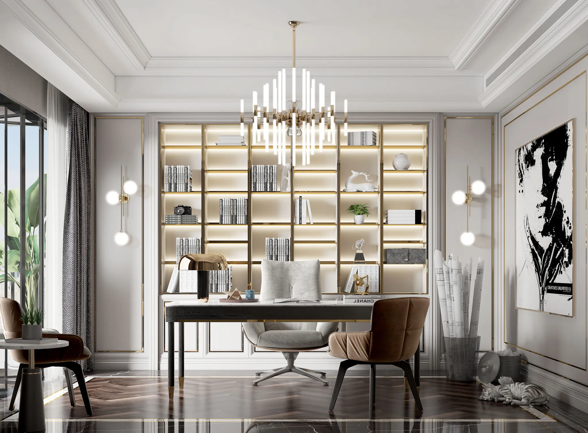 Living Room – Interior Design – European Design – 013