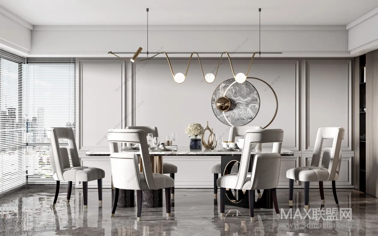 Dining Room – Interior Design – American Design – 003