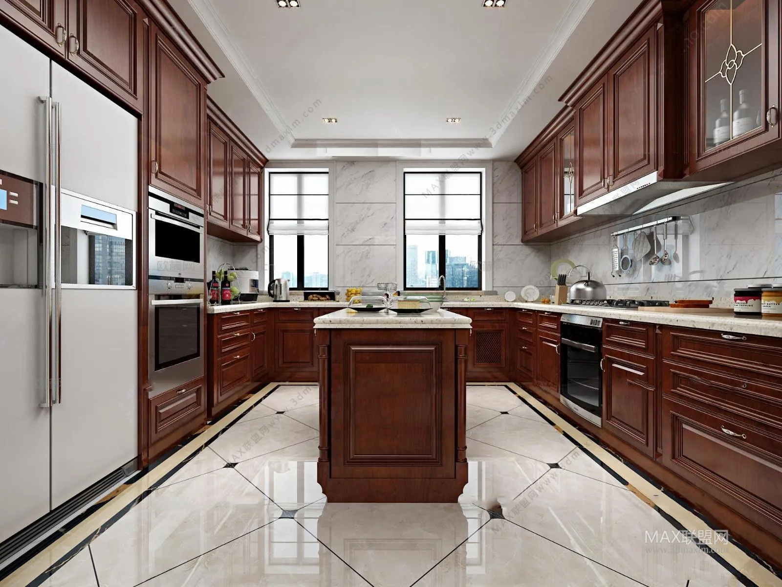 Kitchen – Interior Design – American Design – 003
