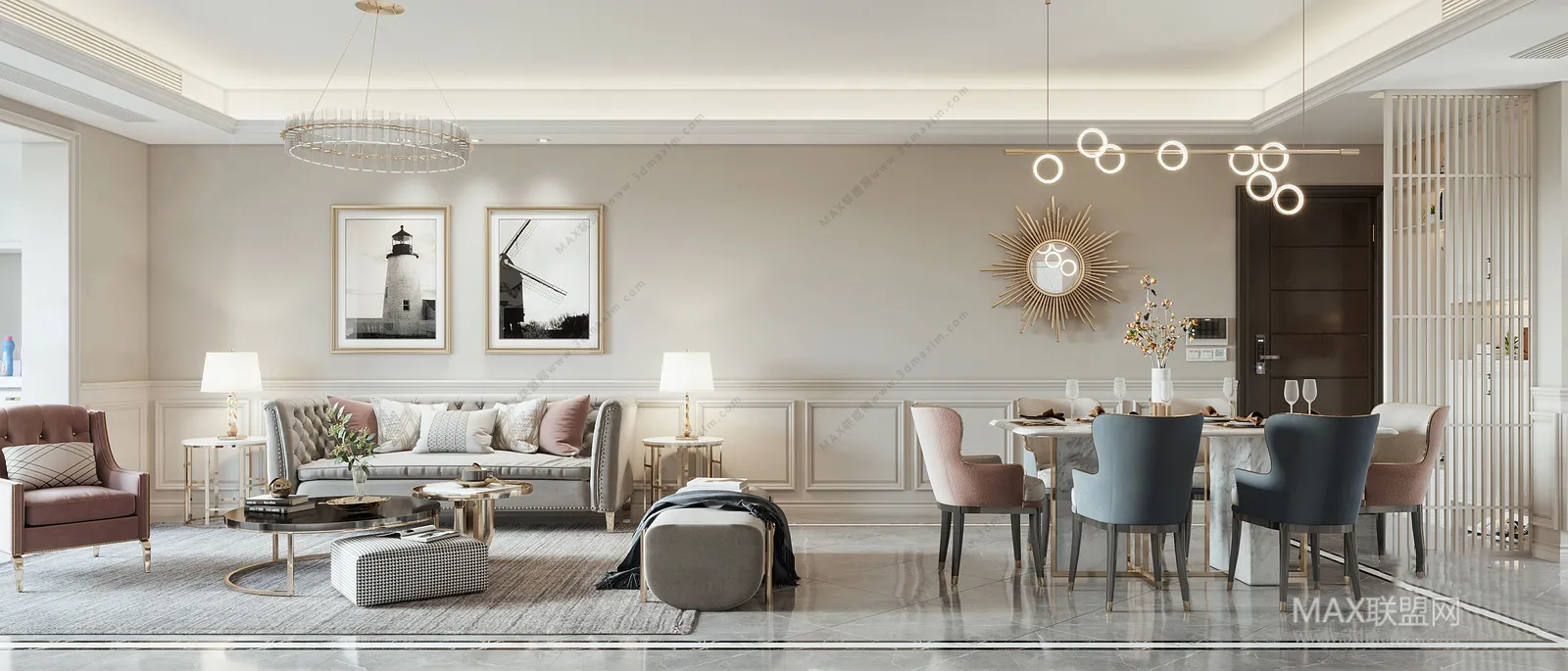 Livingroom – Interior Design – American Design – 007