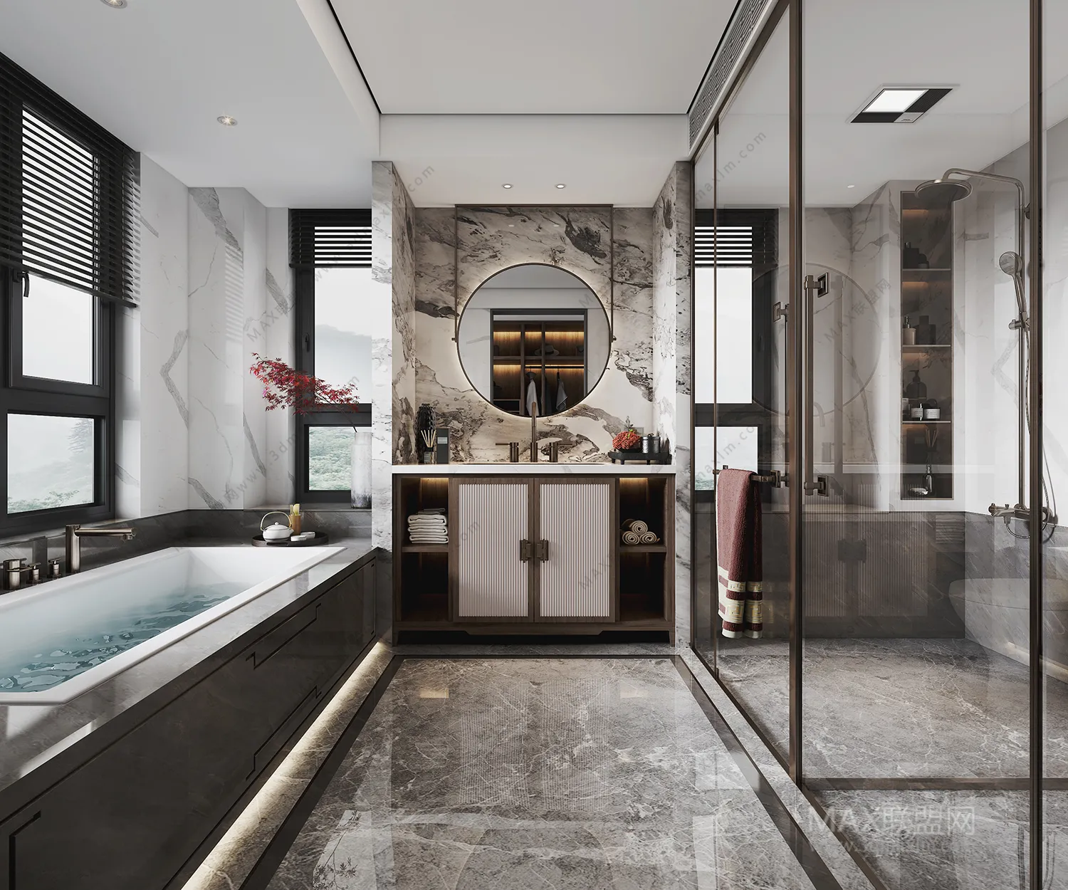 Bathroom – Interior Design – Chinese Design – 004