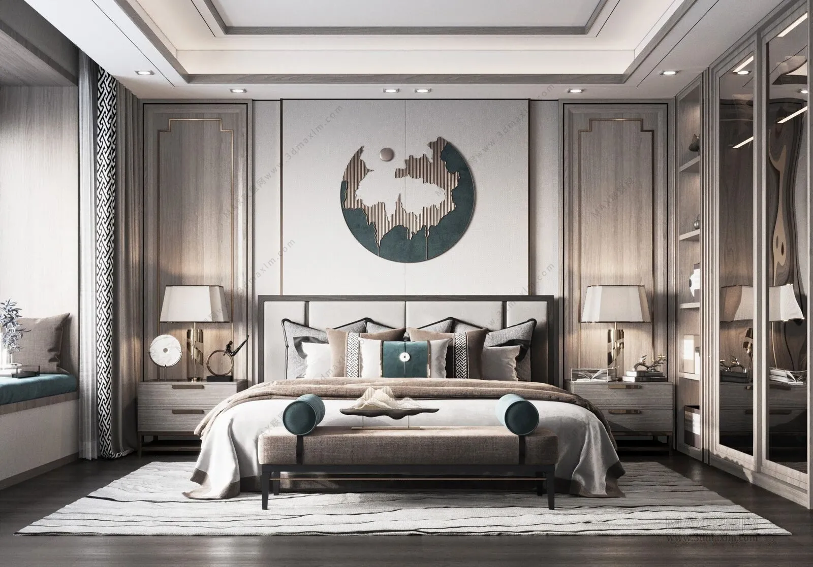 Bedroom – Interior Design – Chinese Design – 008
