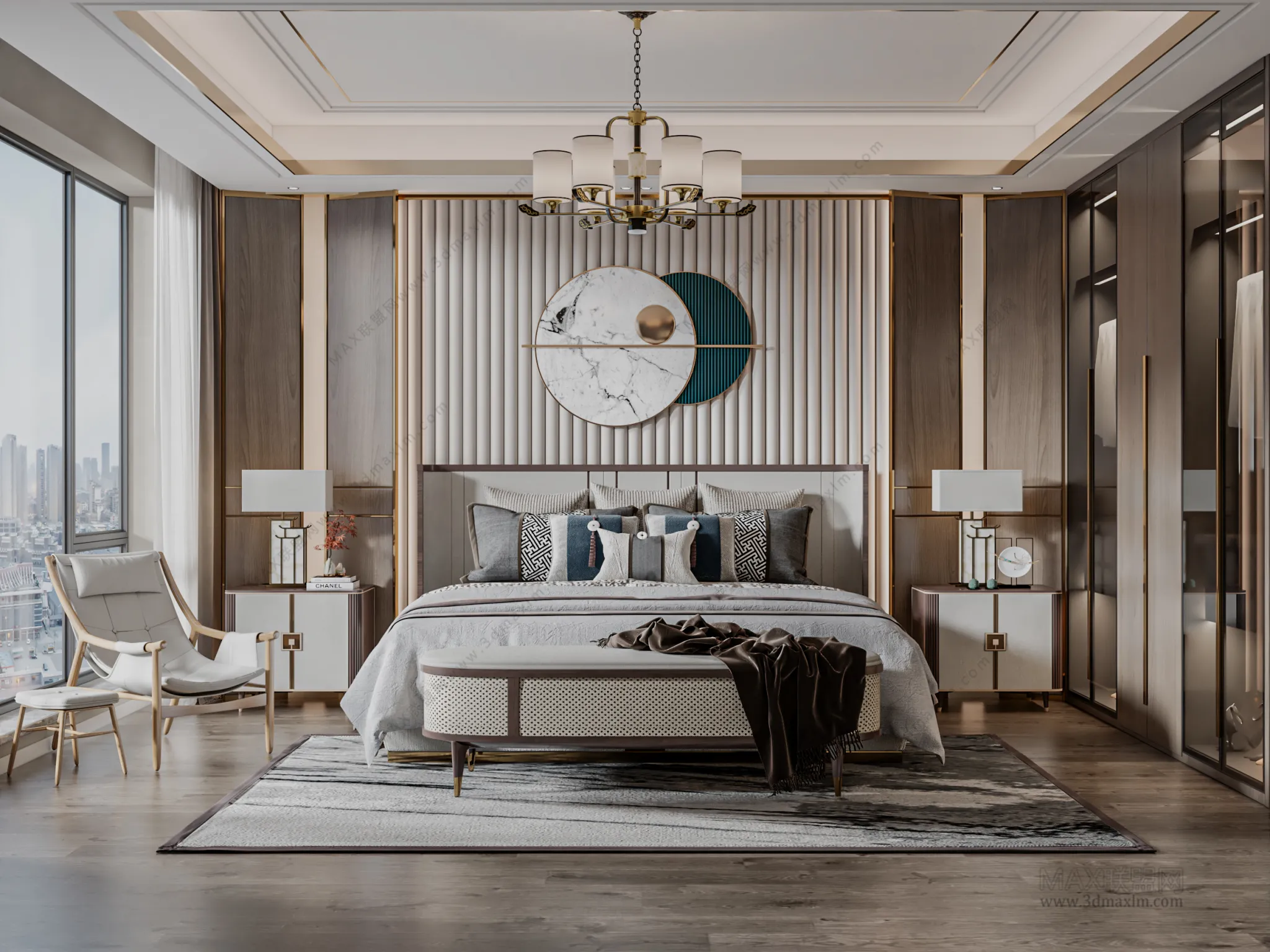 Bedroom – Interior Design – Chinese Design – 010