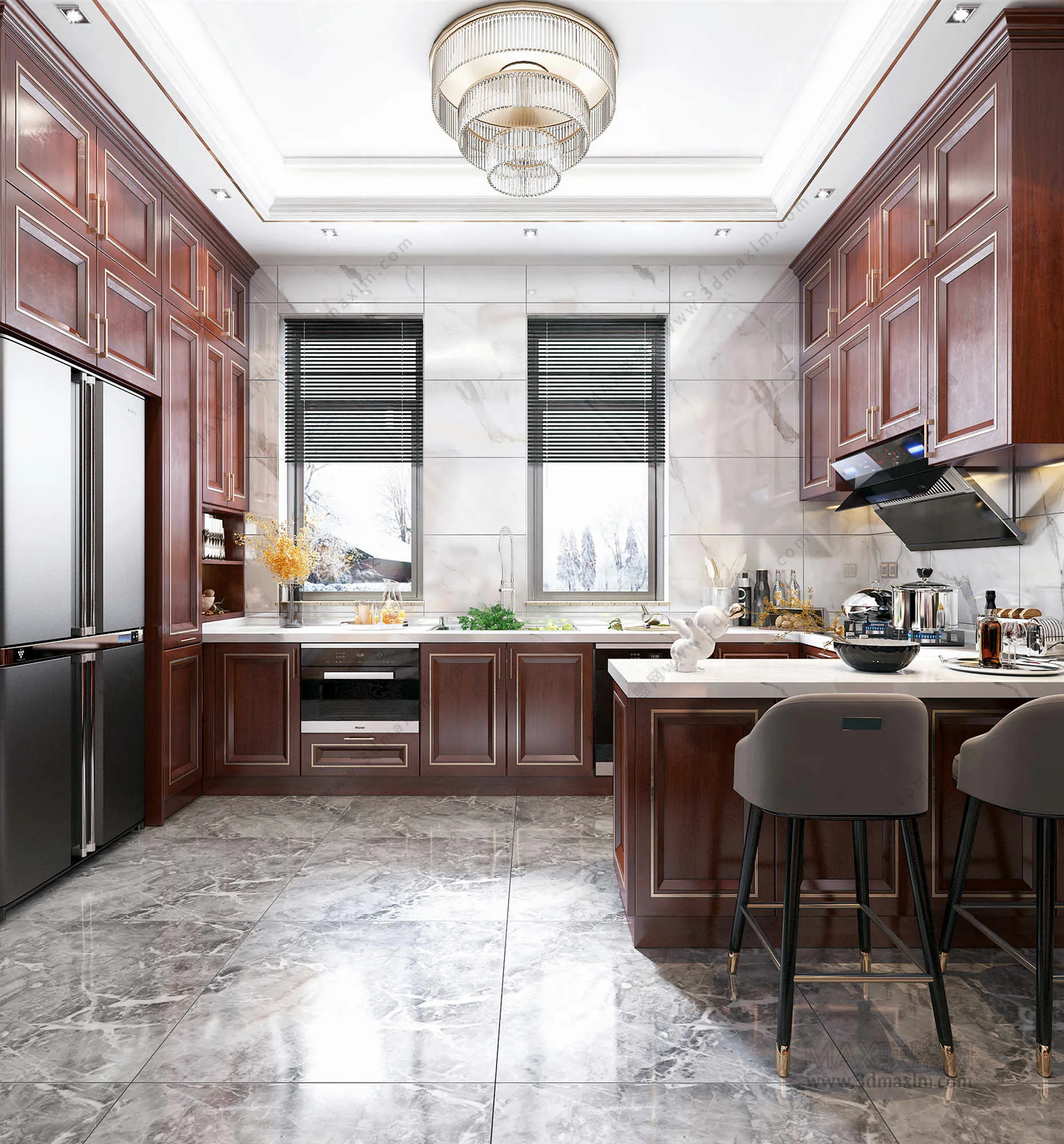 Kitchen – Interior Design – Chinese Design – 002