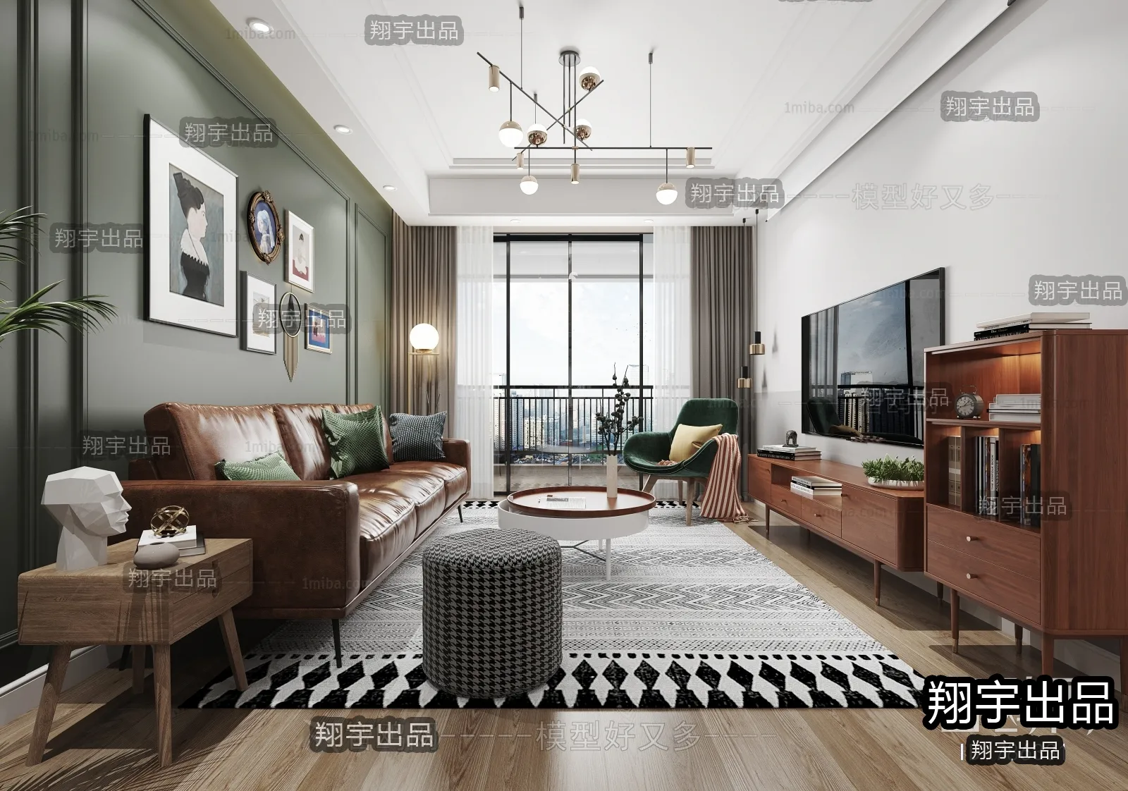 Living Room – Scandinavian architecture – 007