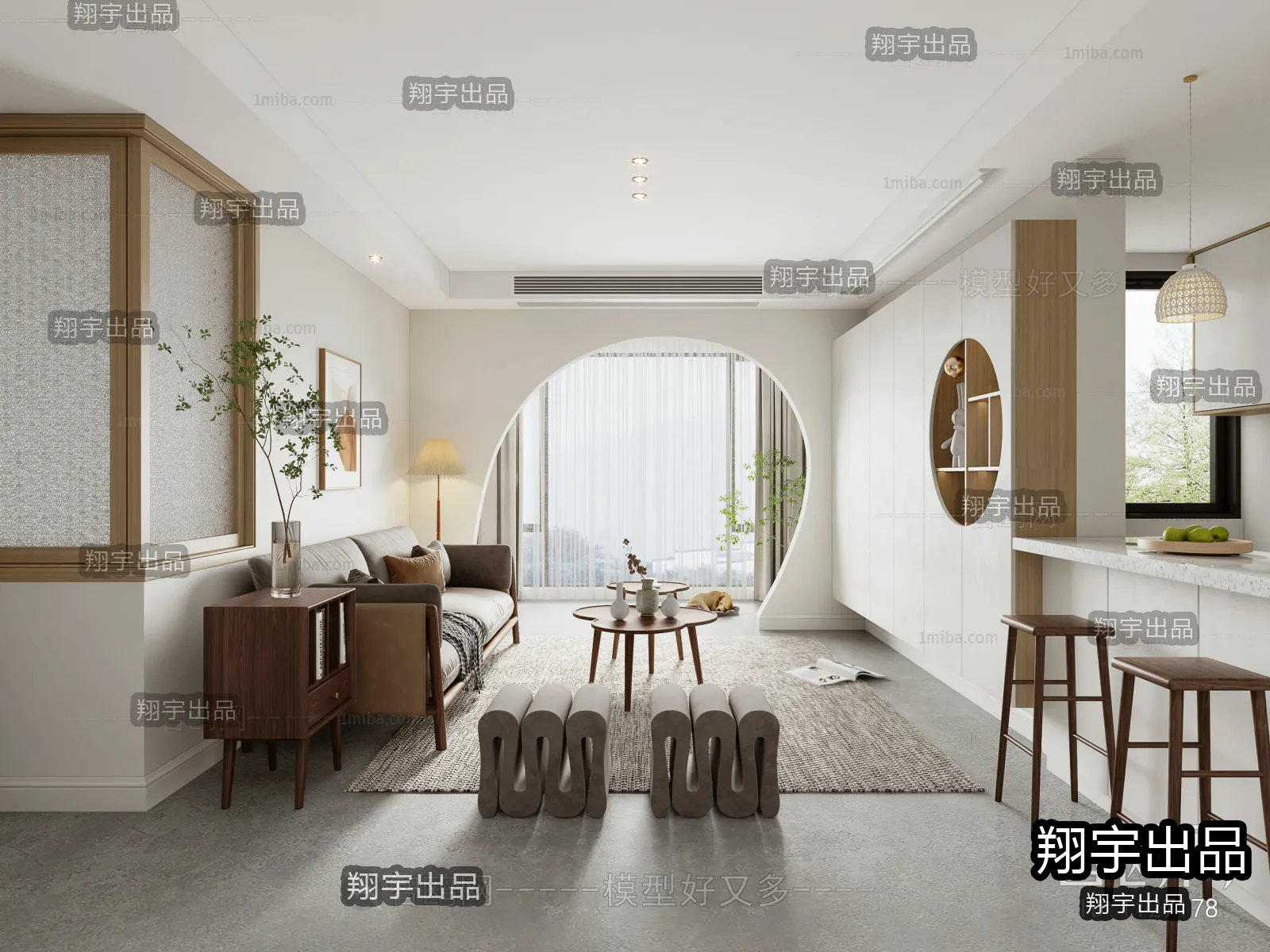 Living Room – Scandinavian architecture – 013