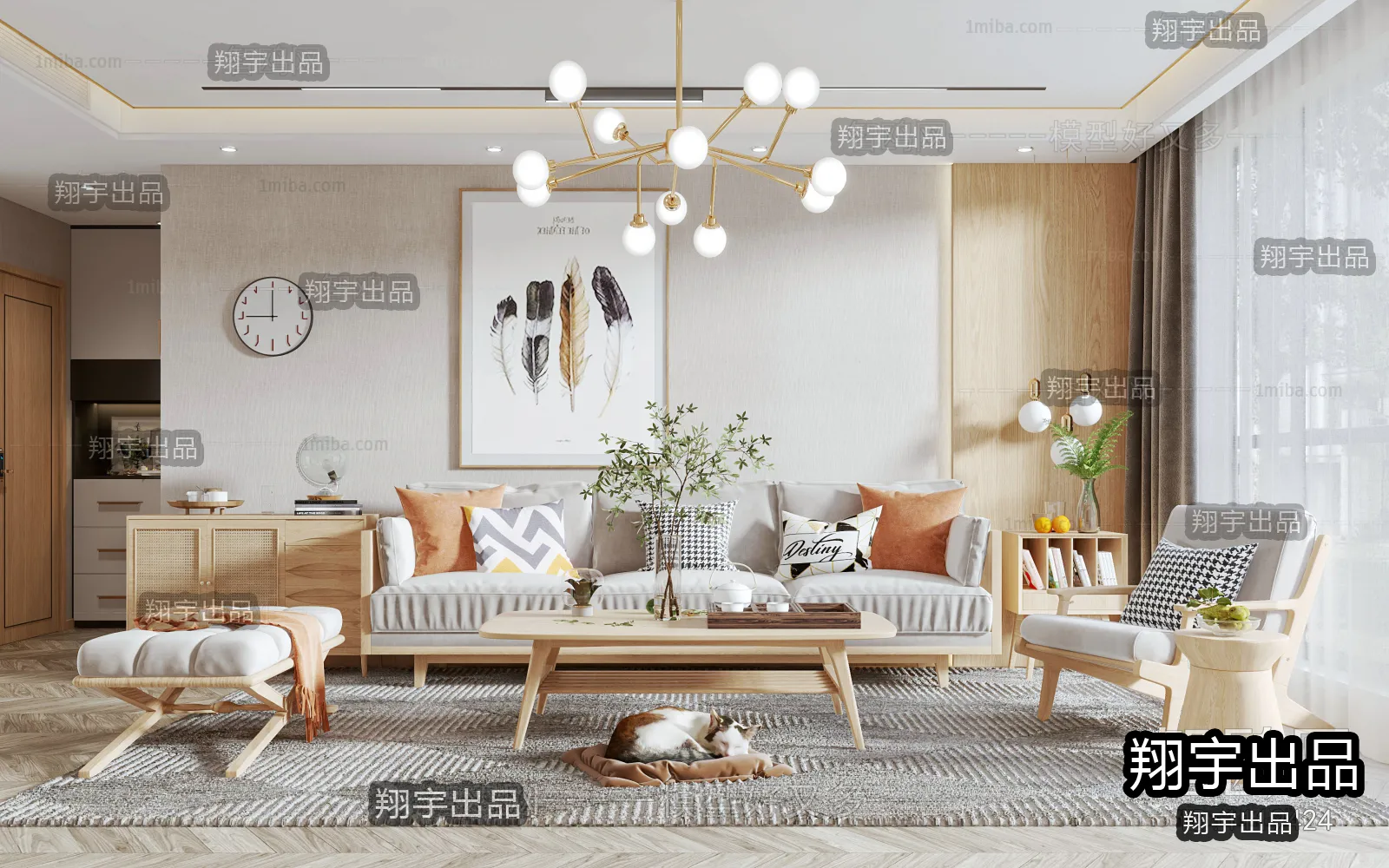 Living Room – Scandinavian architecture – 021