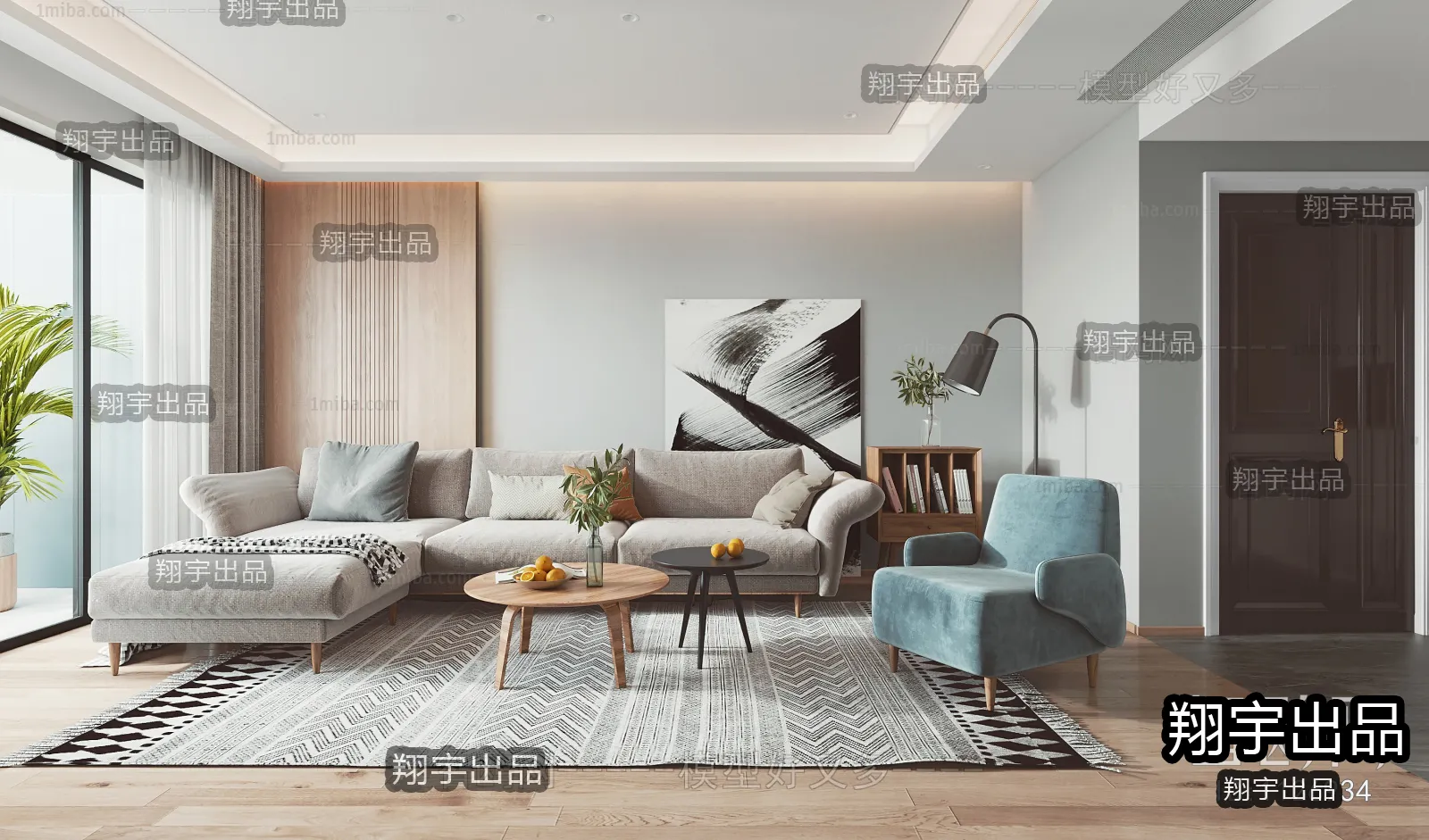 Living Room – Scandinavian architecture – 022