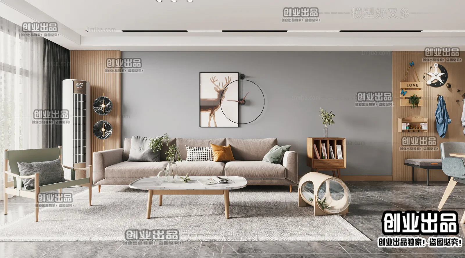 Living Room – Scandinavian architecture – 024