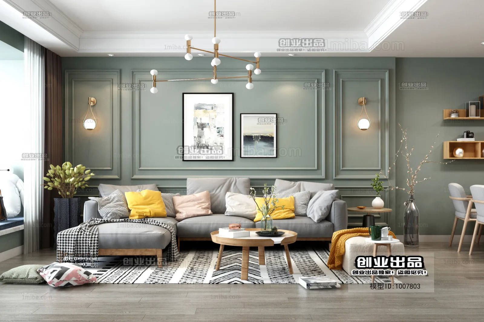 Living Room – Scandinavian architecture – 025