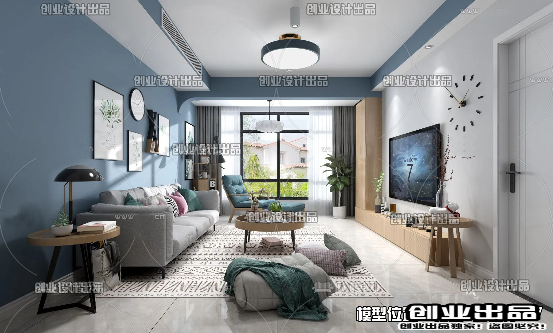 Living Room – Scandinavian architecture – 033