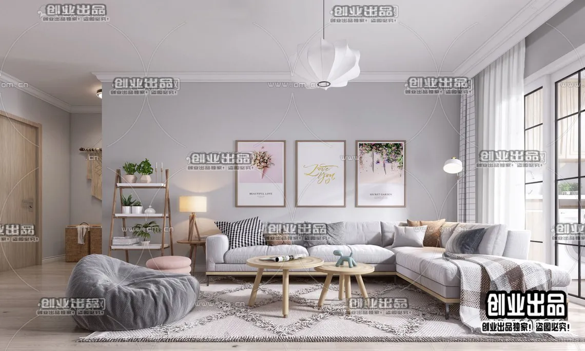 Living Room – Scandinavian architecture – 039