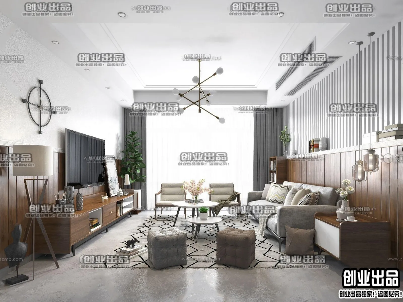 Living Room – Scandinavian architecture – 040