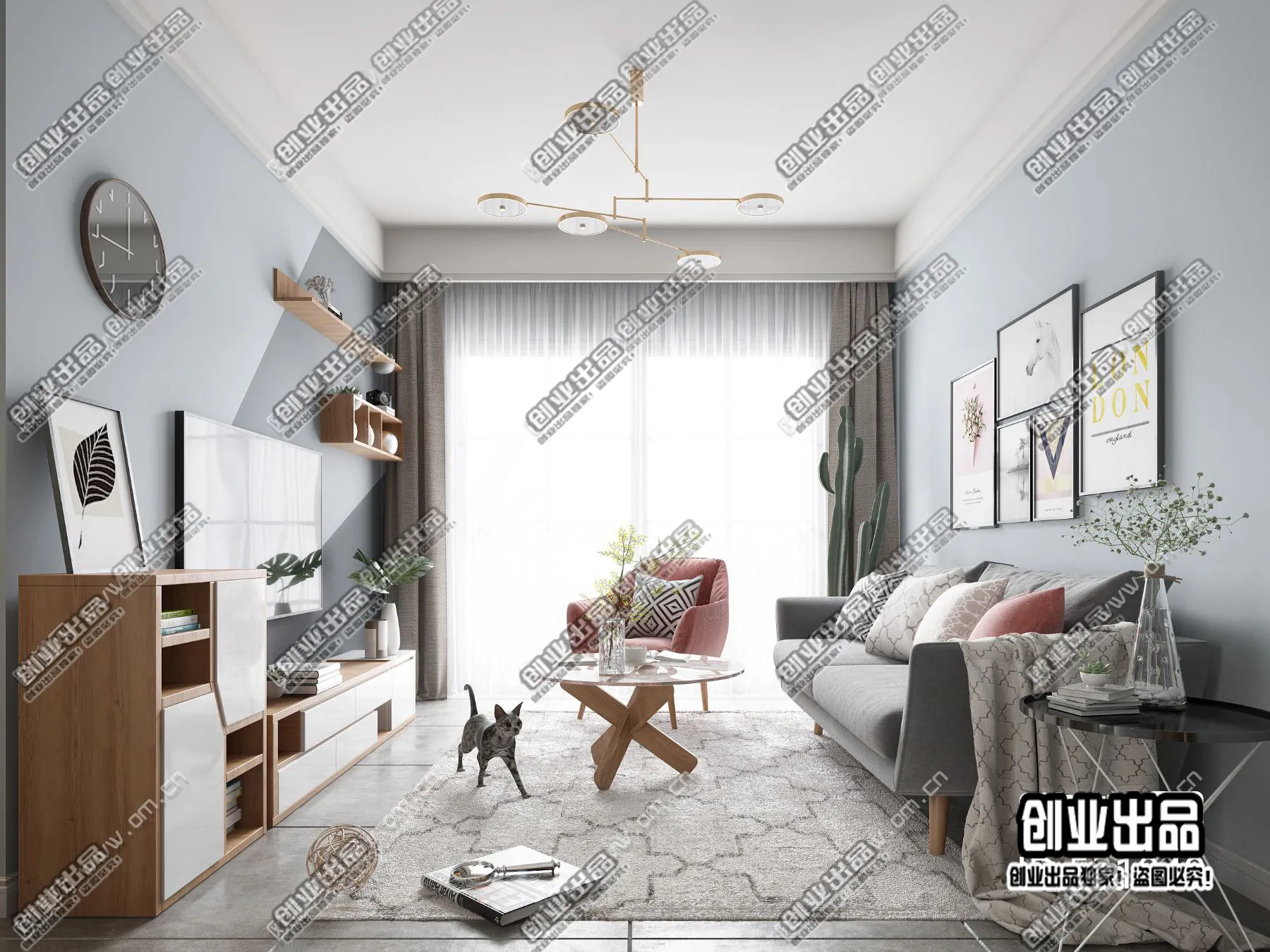 Living Room – Scandinavian architecture – 042