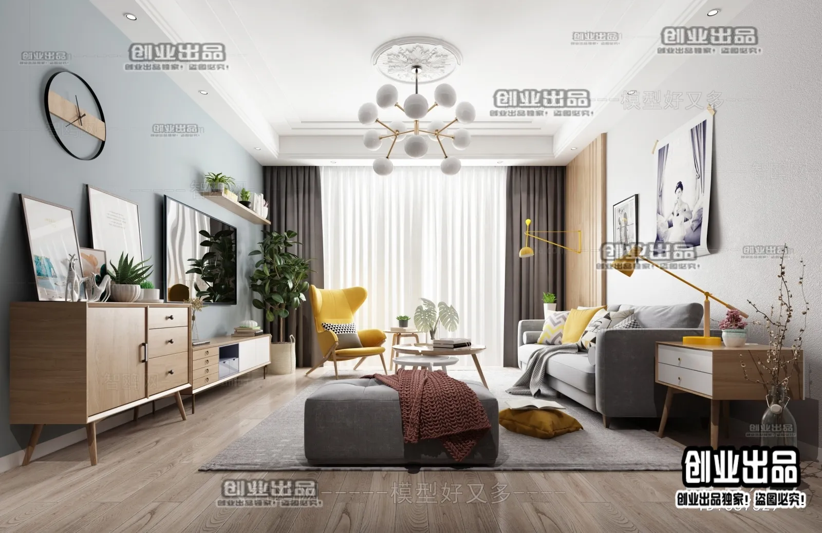 Living Room – Scandinavian architecture – 043