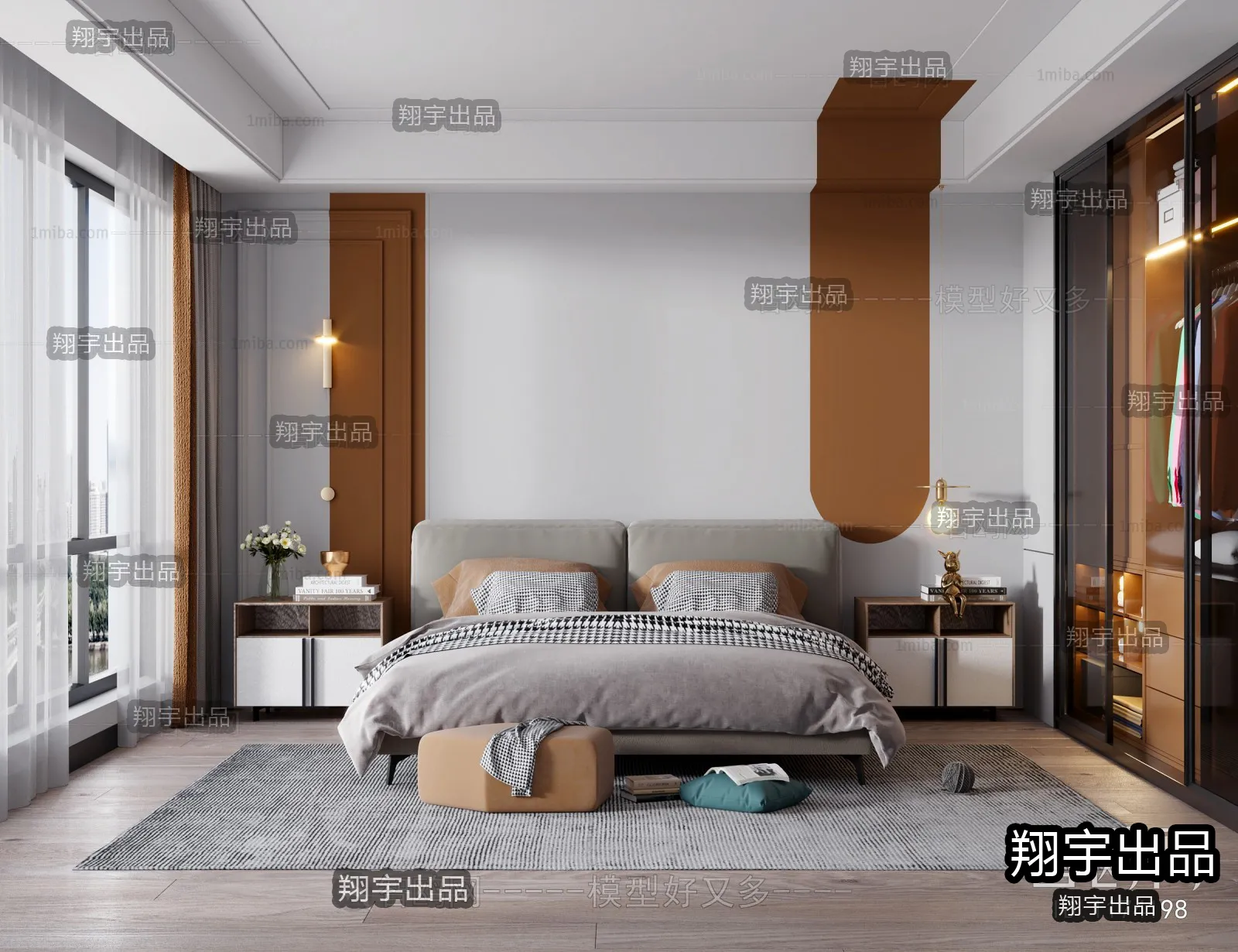 Bedroom – Scandinavian architecture – 003