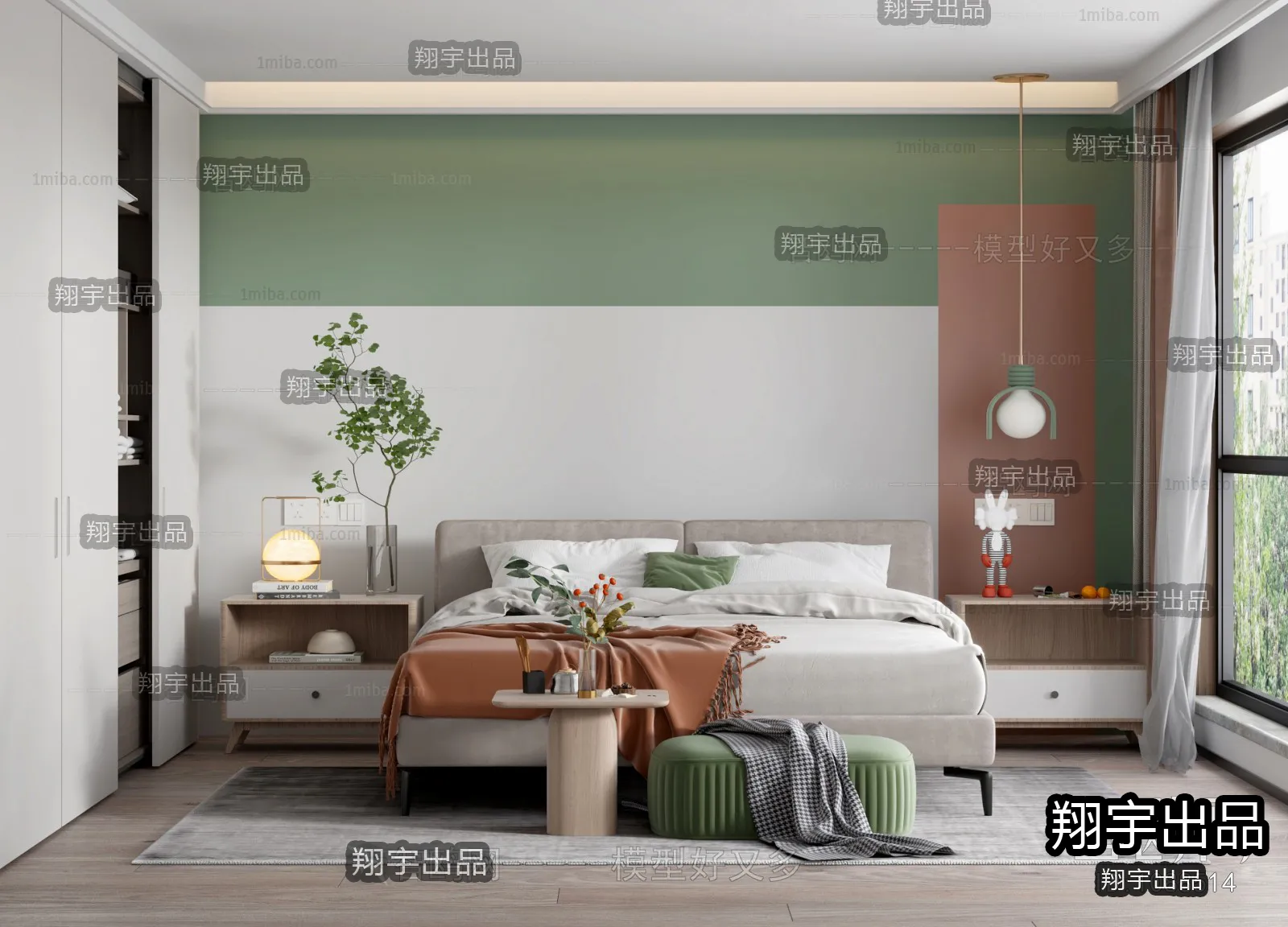 Bedroom – Scandinavian architecture – 004