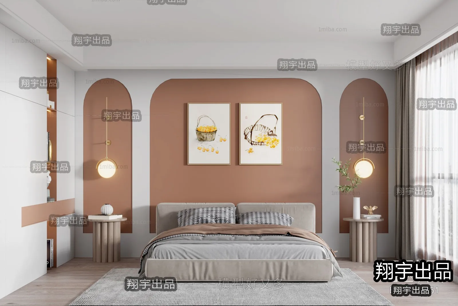 Bedroom – Scandinavian architecture – 008