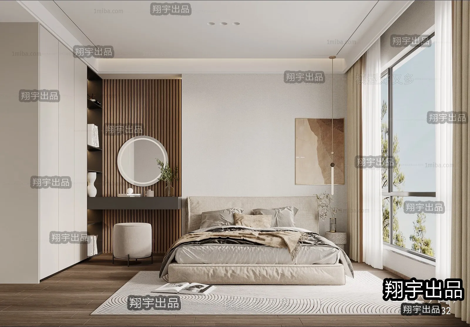 Bedroom – Scandinavian architecture – 009