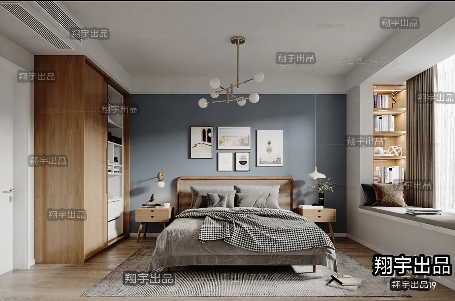 Bedroom – Scandinavian architecture – 016