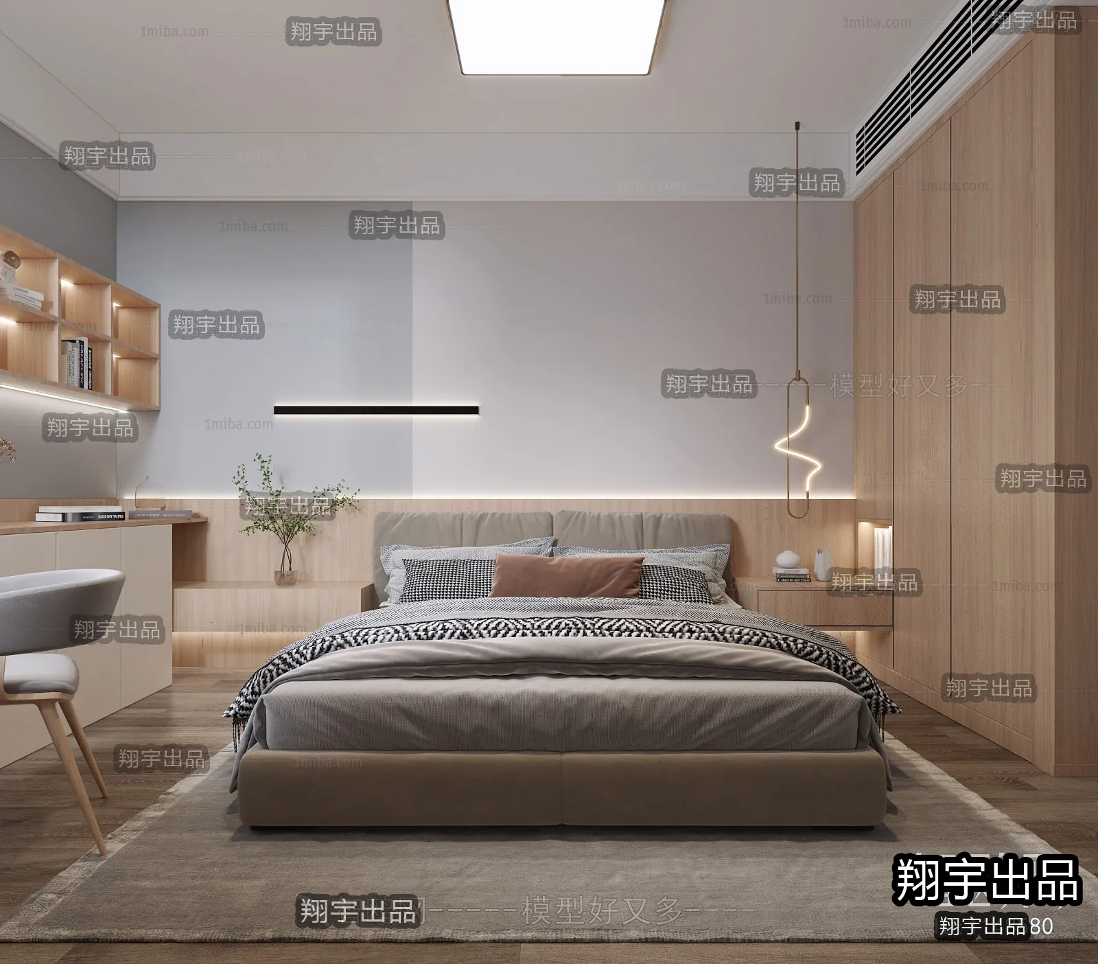 Bedroom – Scandinavian architecture – 024