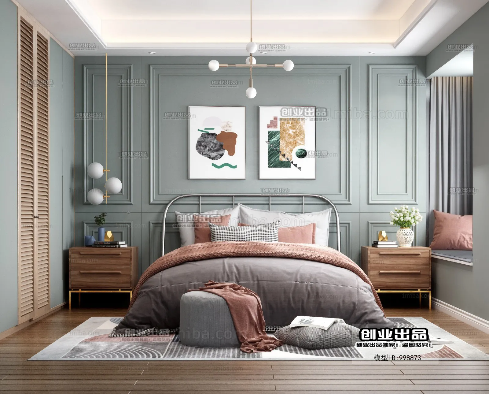 Bedroom – Scandinavian architecture – 027