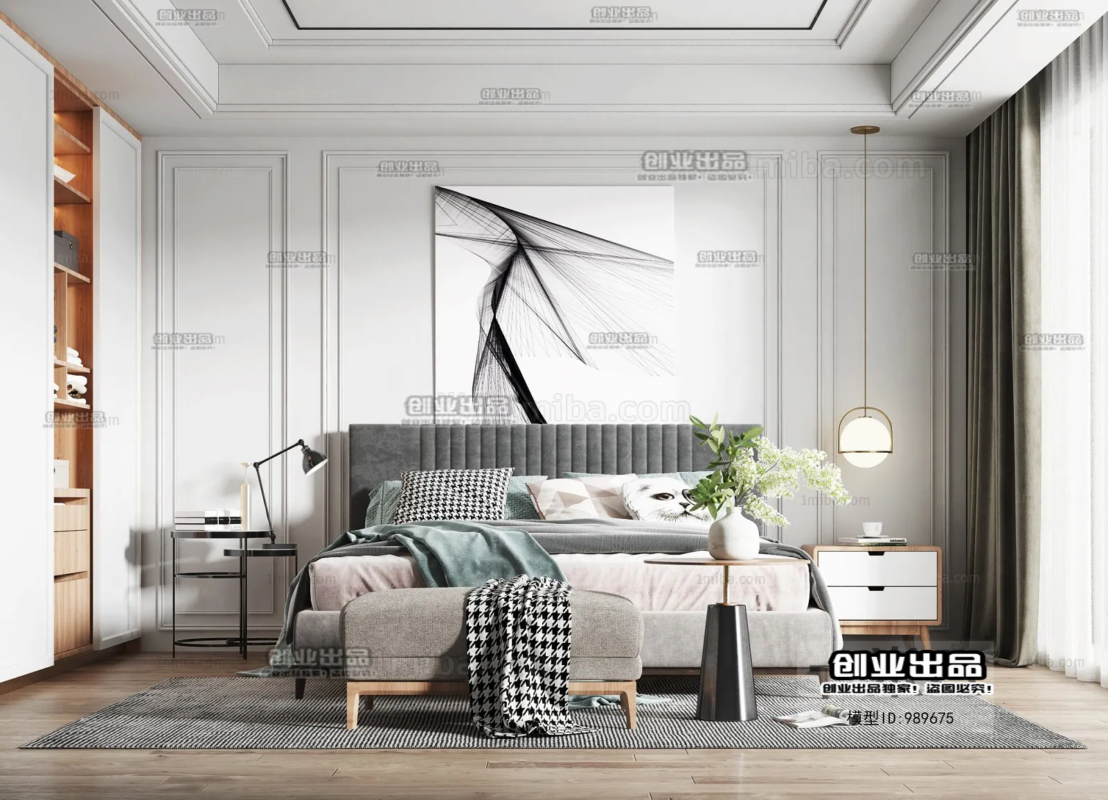 Bedroom – Scandinavian architecture – 030