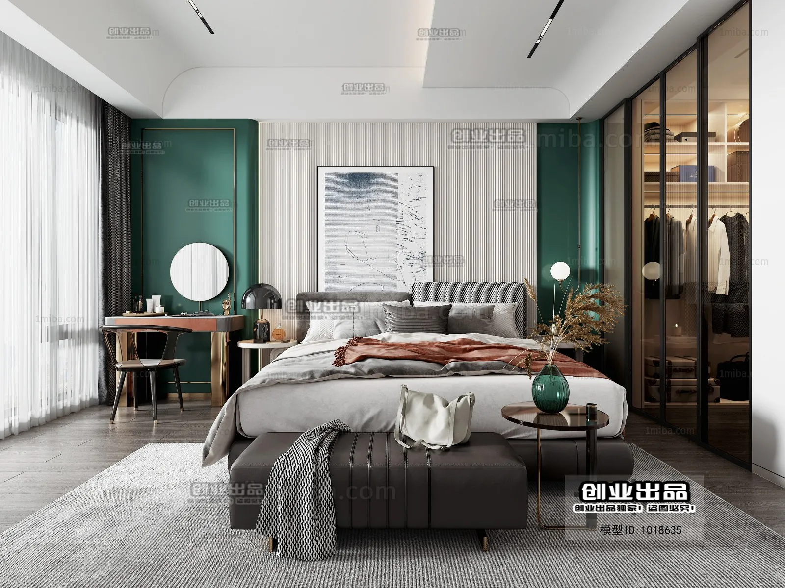 Bedroom – Scandinavian architecture – 043