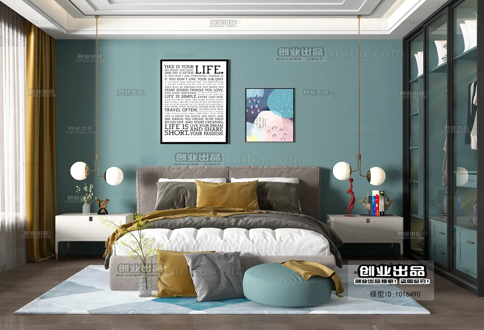 Bedroom – Scandinavian architecture – 046