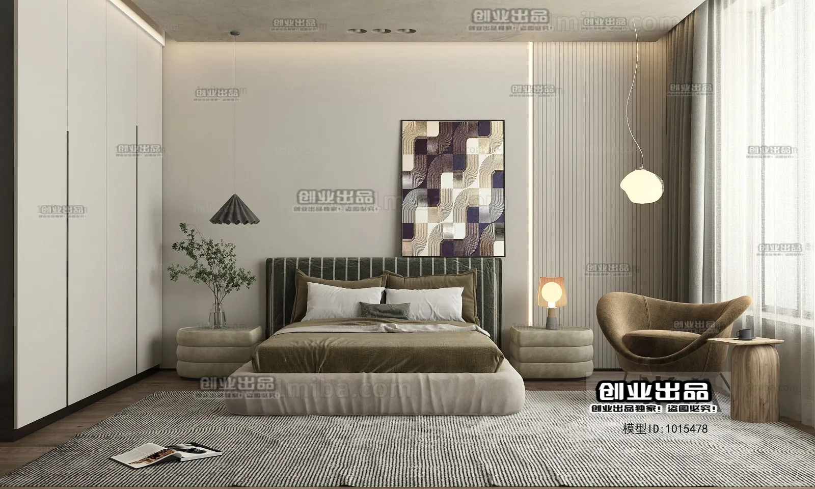 Bedroom – Scandinavian architecture – 047