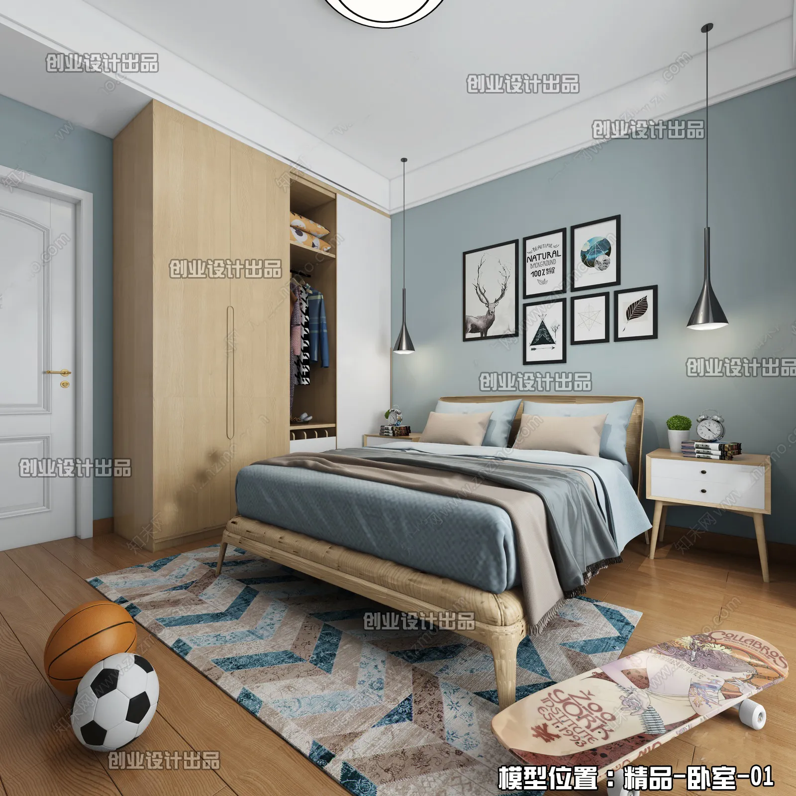 Bedroom – Scandinavian architecture – 050