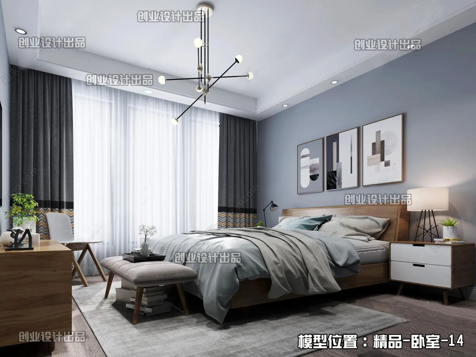Bedroom – Scandinavian architecture – 052